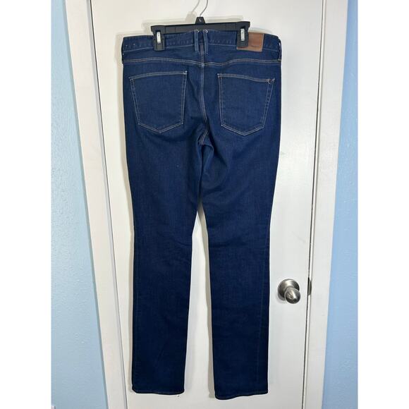 Madewell Jeans Size 29 Low Rise Dark Wash Rail Straight Preppy Officecore READ - Picture 5 of 9